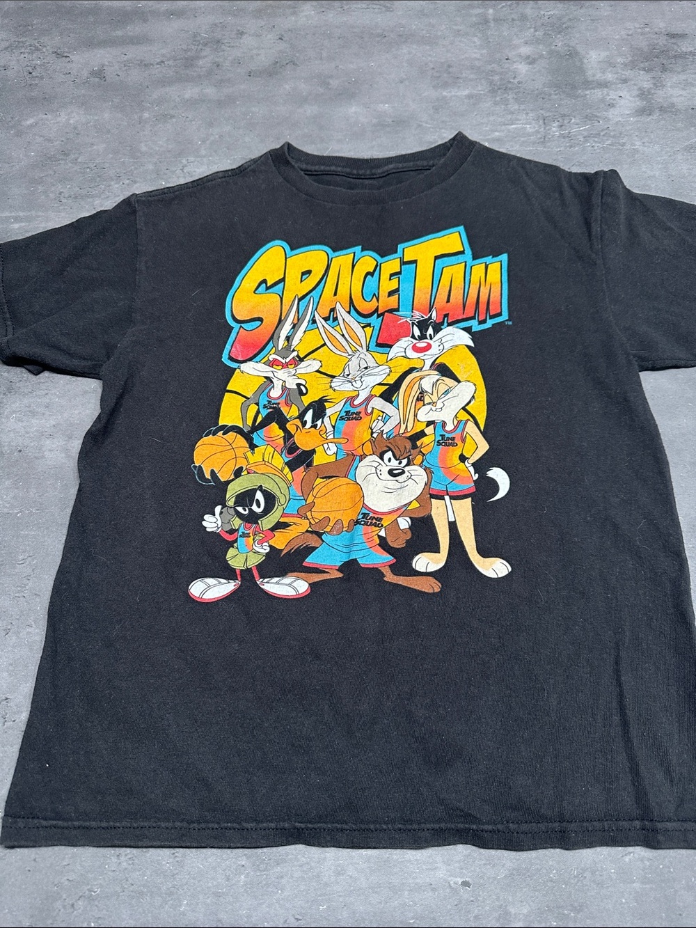 Space Jam Graphic Kids T-Shirt - Black